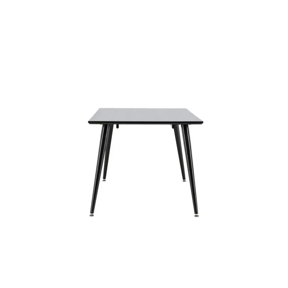 Eettafel Zwart Hout - 180x90x75cm - Dipp