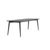 Eettafel Zwart Hout - 230x85x75cm - Ellis