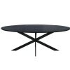 Eettafel Zwart Hout - 240x110x76cm - Ferris