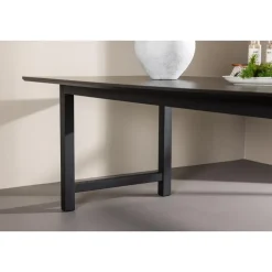 Eettafel Zwart Hout - 220x100x75cm - Count