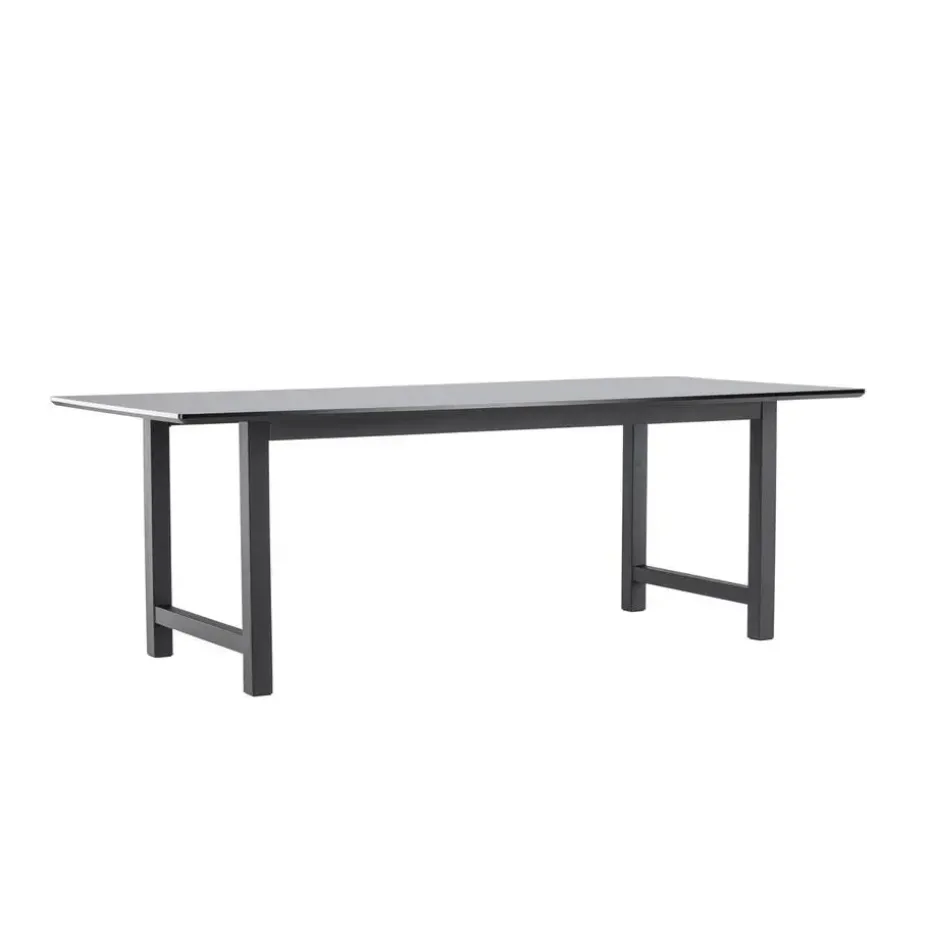 Eettafel Zwart Hout - 220x100x75cm - Count
