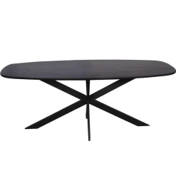 Eettafel Zwart Hout - 200x100x76cm - Ferris