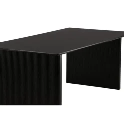 Eettafel Zwart Hout - 200x100x75cm - Vail