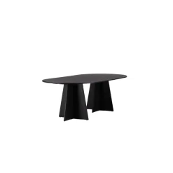 Eettafel Zwart Hout - 230x115x76cm - Bootcut