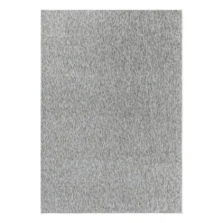 Effen Vloerkleed Laagpolig Lichtgrijs - 200x290 CM