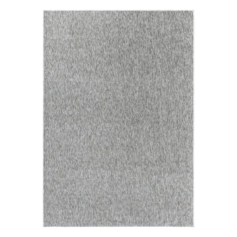Effen Vloerkleed Laagpolig Lichtgrijs - 240x340 CM