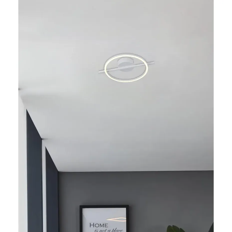 EGLO Amandolo Plafondlamp - LED - 40 cm - Wit - Instelbaar RGB