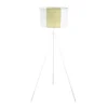 EGLO Arnhem Staande lamp - E27 - Papier/Staal - Wit/Bruin
