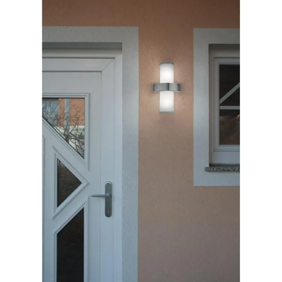 EGLO Beverly Wandlamp - E27 - 35 cm - Zilver/Wit
