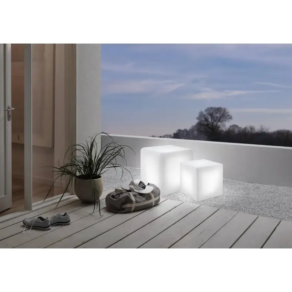 EGLO Bottona Staande lamp - E27 - Ø 25 cm - Wit