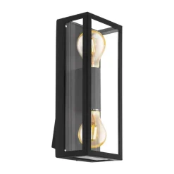 EGLO buiten-LED-wandlamp Alamonte - zwart