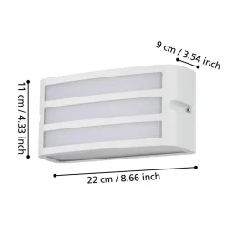 EGLO Camarda Wandlamp - E27 - 22 cm - Wit