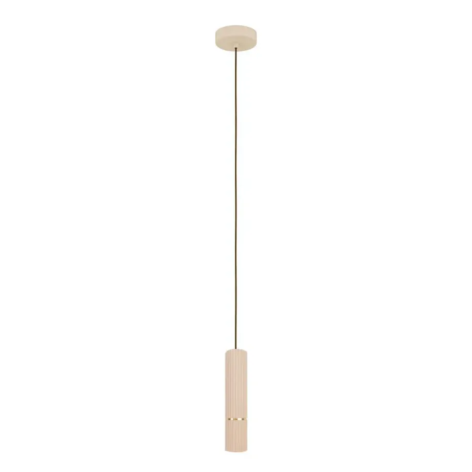 EGLO Caminia Hanglamp - GU10 - Ø 6 cm - Zandkleur/Beige/Goud