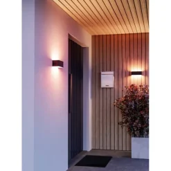 EGLO connect.z Sania-Z Wandlamp - 20 cm - Zwart - RGB - Zigbee