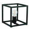 EGLO Eldrick tafellamp - E27(excl.) - industrieel - 20cm - Metaal - Zwart