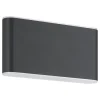 EGLO Grutti Wandlamp - LED - 17,5 cm - Antraciet