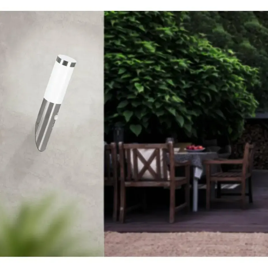 EGLO Helsinki Wandlamp - E27 - 7.5 cm - RVS