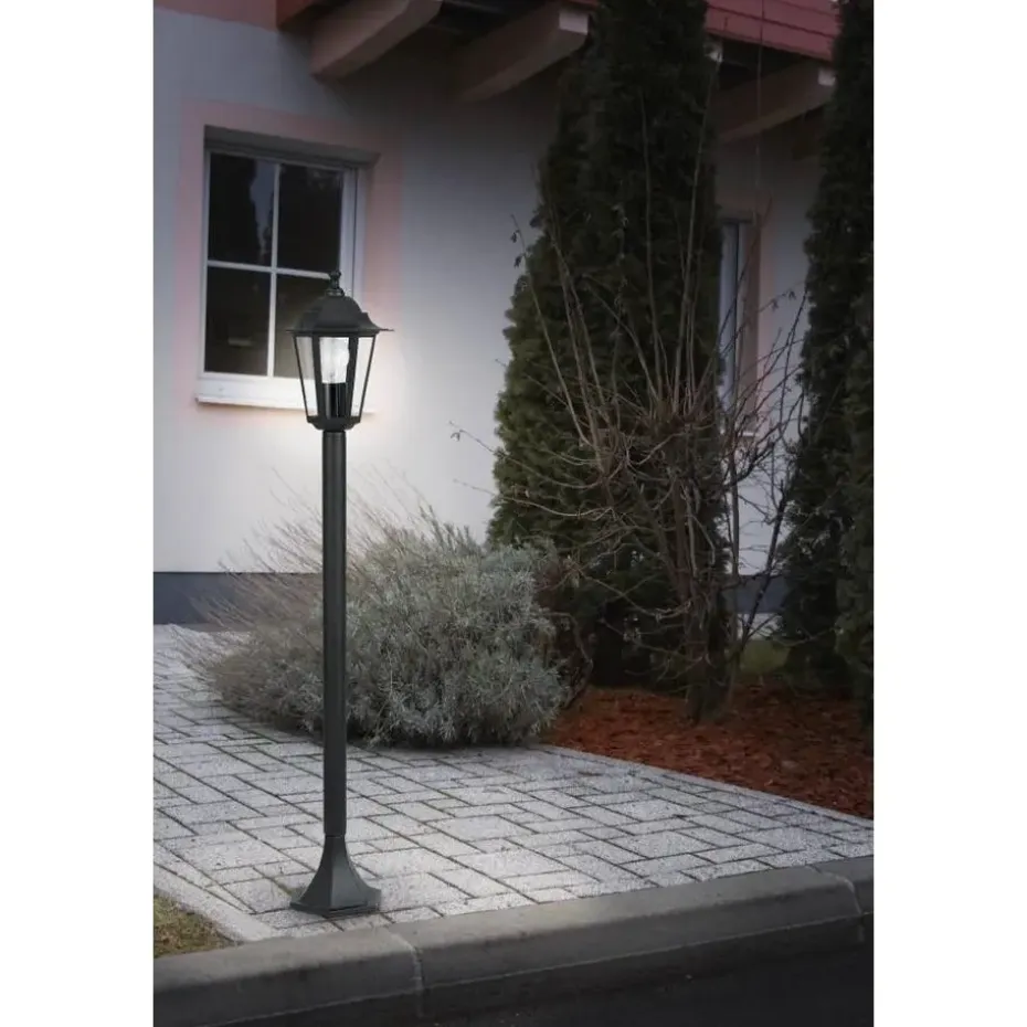 EGLO Laterna 4 Sokkellamp - Staande lamp - - E27 - 20.5 cm - Zwart