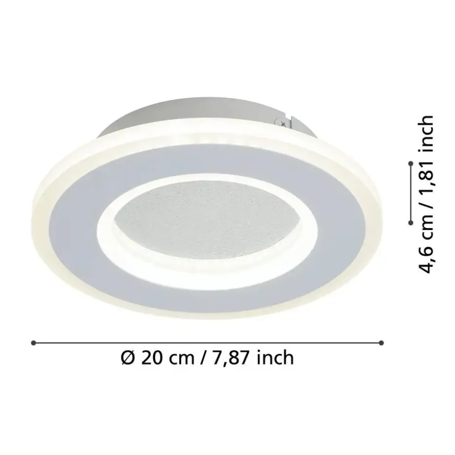 EGLO Macchioni Wandlamp - LED - Kunststof - Wit
