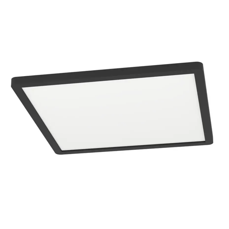 EGLO Minerario Plafonnière - LED - Kunststof - Zwart/Wit
