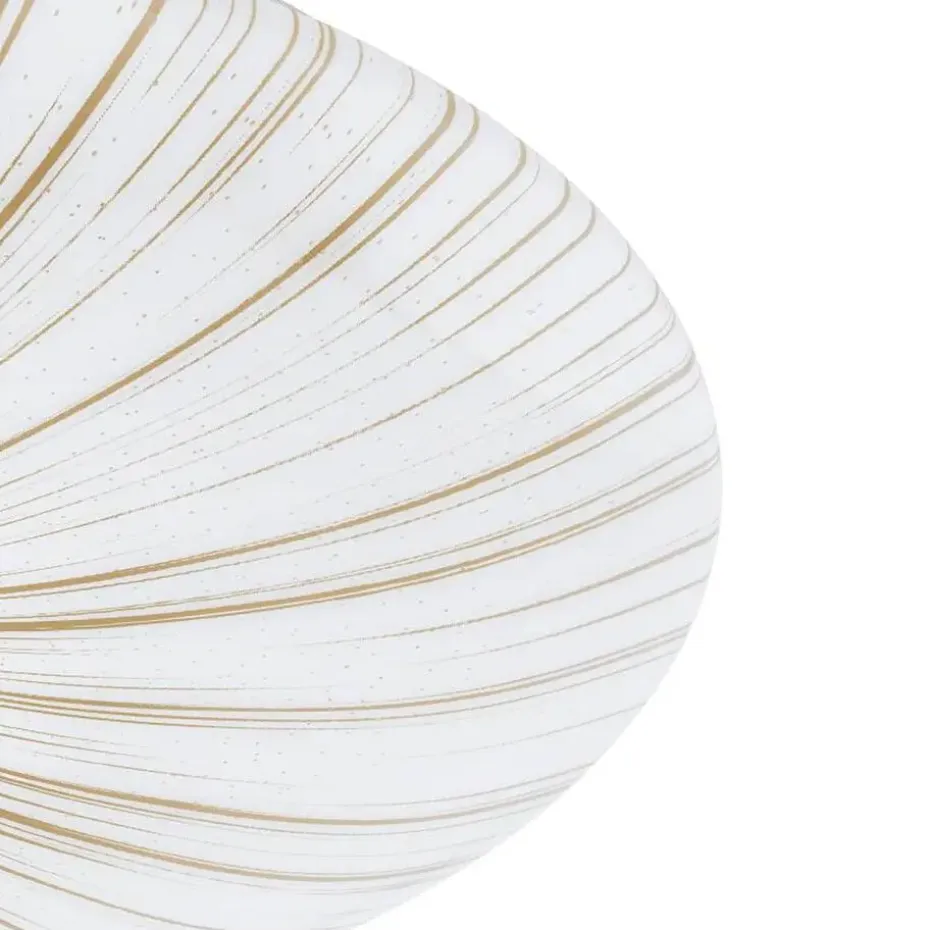 EGLO Nieves 1 Plafond- en Wandlamp - LED - Ø 51 cm - Wit/Goud