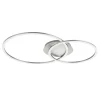 EGLO Palmaves 3 Plafonnière - LED - 55 cm - Zilvergrijs