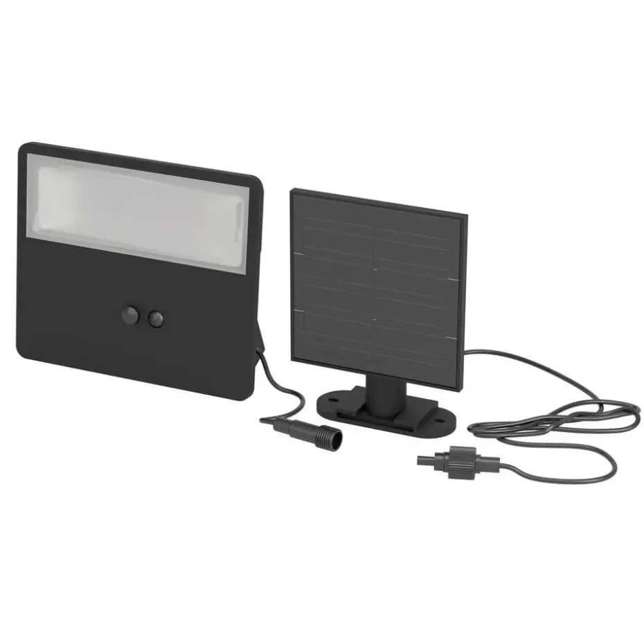 EGLO Panettieri Solar Wandlamp - LED - 17 cm - Zwart