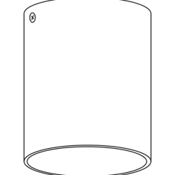 EGLO plafondspot Polasso - wit/goud - Ø10 cm