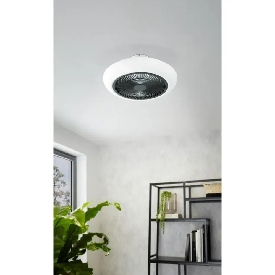 EGLO Sangineto Plafondventilator - LED - Ø 45,5 cm - Wit, Zwart