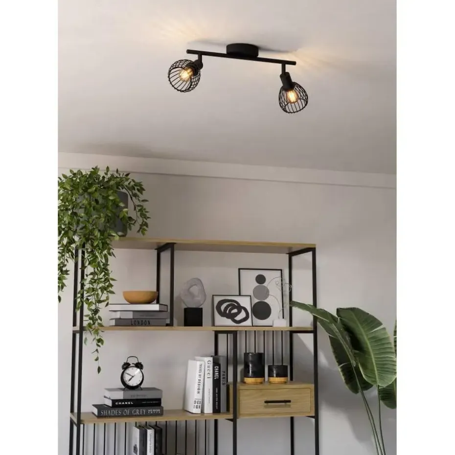 EGLO Sonnino Spot - E14 - 36,5 cm - Zwart