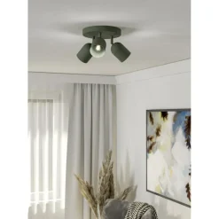 EGLO Tilston Spot - E14 - Ø 25 cm - Groen - Kantelbaar
