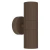 EGLO Tomelloso Wandlamp Buiten - GU10 - 20 cm - Donker Bruin