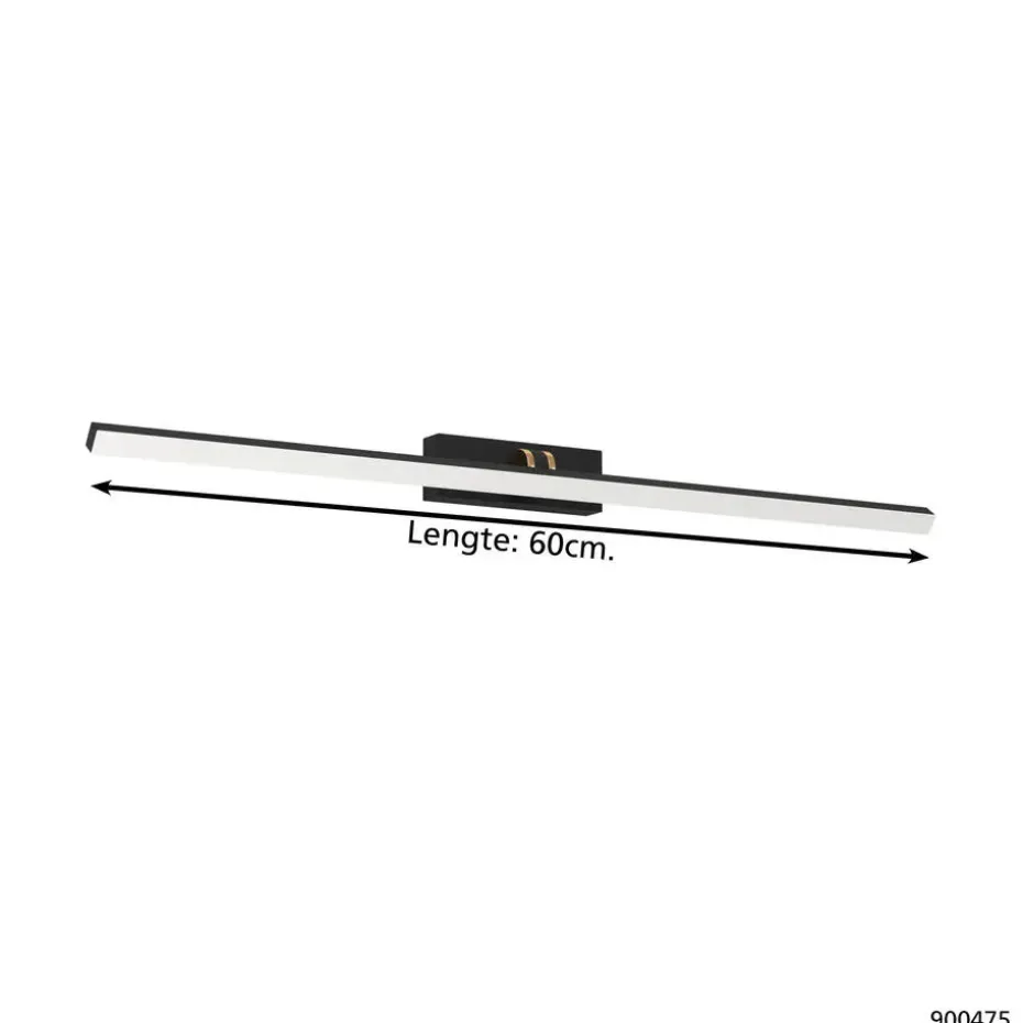 EGLO Verdello Spiegellamp - LED - 60 cm - Zwart/Koper/Wit