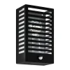 EGLOAlamonte3WandlampBuiten-E27-29,5cm-Sensor-Zwart