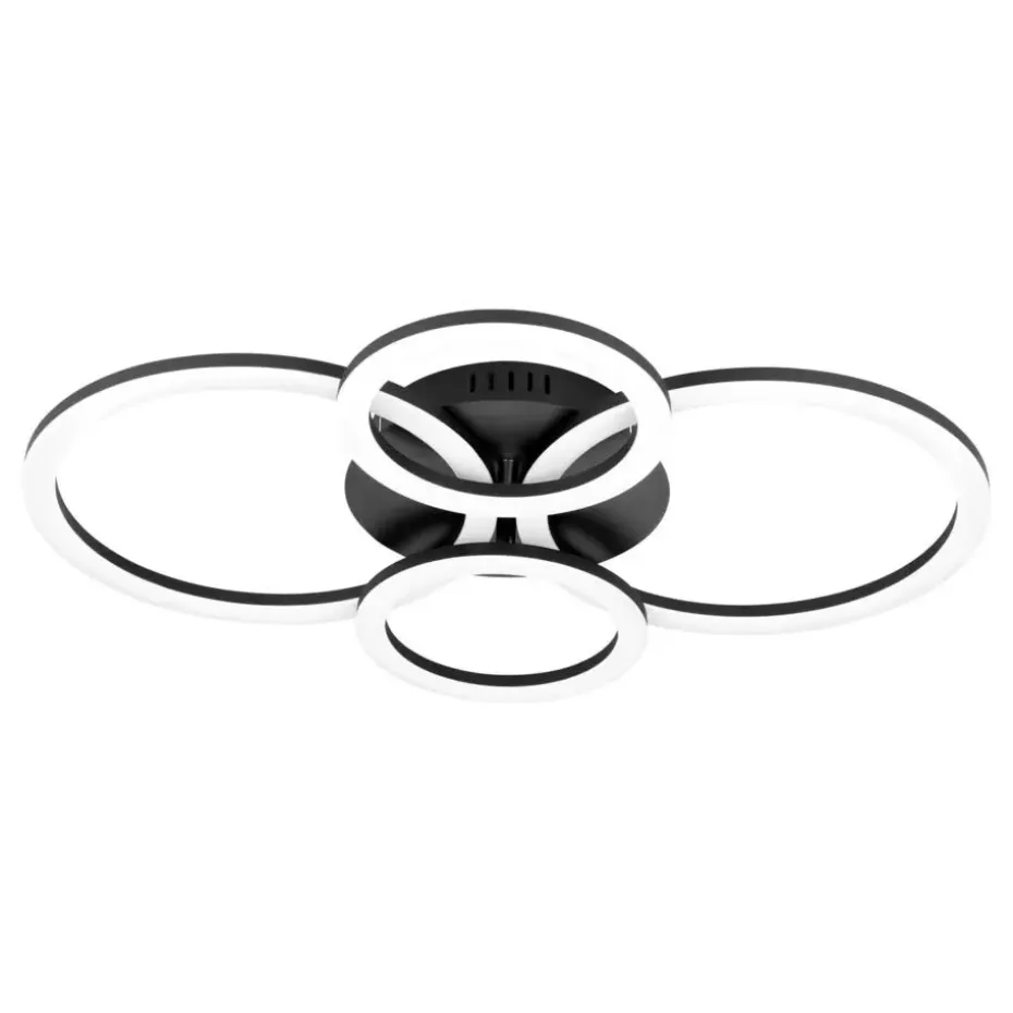 EGLOconnect.zParrapos-ZSmartPlafondlamp-61,5cm-Zwart/Wit