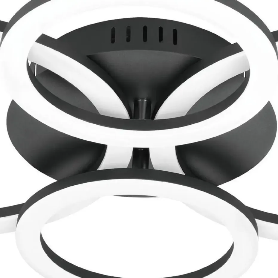 EGLOconnect.zParrapos-ZSmartPlafondlamp-61,5cm-Zwart/Wit