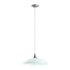 EGLOLazolo-Hanglamp-1Lichts-Ø420mm.-Nikkel-Mat-WitGelakt