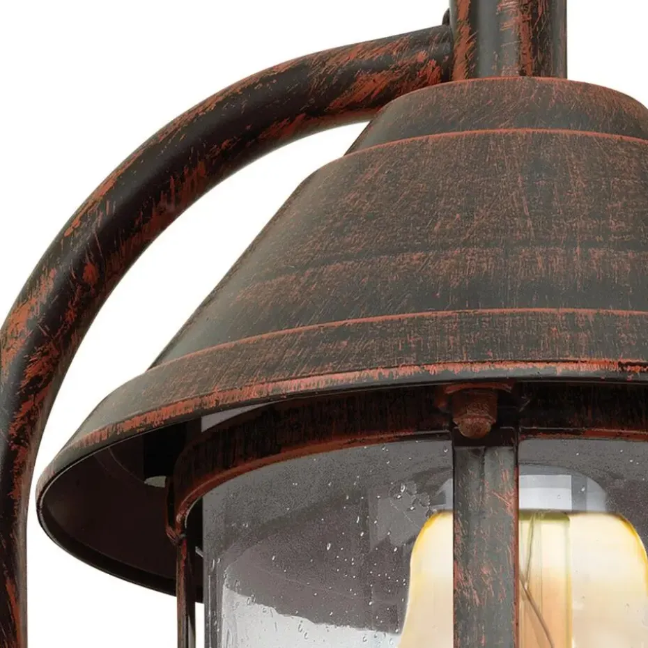EGLOSanTelmo-Buitenverlichting-Wandlamp-Antiek-Bruin-Helder