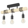 EGLOTownshendPlafondlamp-E27-55cm-Zwart/Bruin