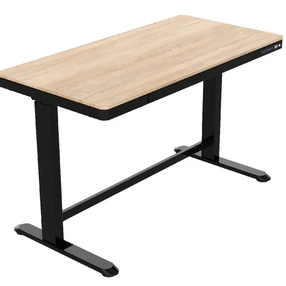 Elektrisch verstelbaar bureau / thuiswerkplek - 120x60 cm - Whitewash eiken - Z