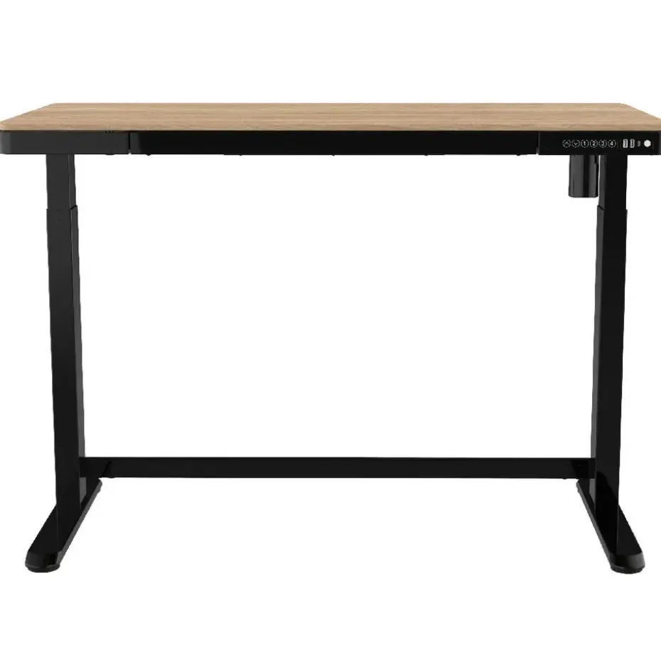 Elektrisch verstelbaar bureau / thuiswerkplek - 120x60 cm - Whitewash eiken - Z