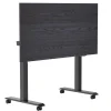Elektrisch verstelbaar, opklapbaar en verrijdbaar bureau - 180x80 cm - Zwart
