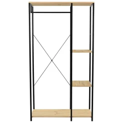 Emob Design Kledingrek Alizee - 90x40x167cm - met kledingroede & 2 legplanken