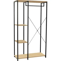 Emob Design Kledingrek Alizee - 90x40x167cm - met kledingroede & 2 legplanken