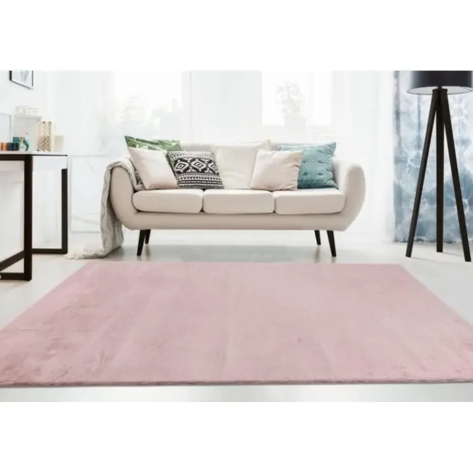 Emotion Vloerkleed Fluffy - Superzacht - pastel pink 160x230