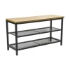 ERRO Schoenenrek - metaal/hout - 80x30x45