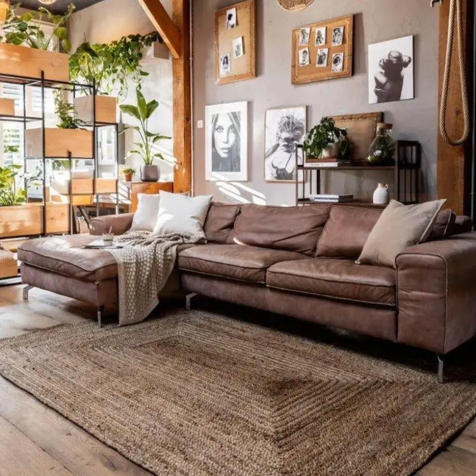Eva Interieur Vloerkleed Jute - Naturel - 160x230cm