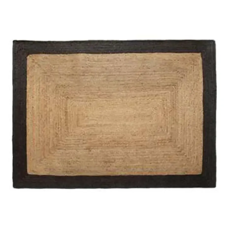 Eva Interieur Vloerkleed Jute - Naturel/Antraciet - 160x230