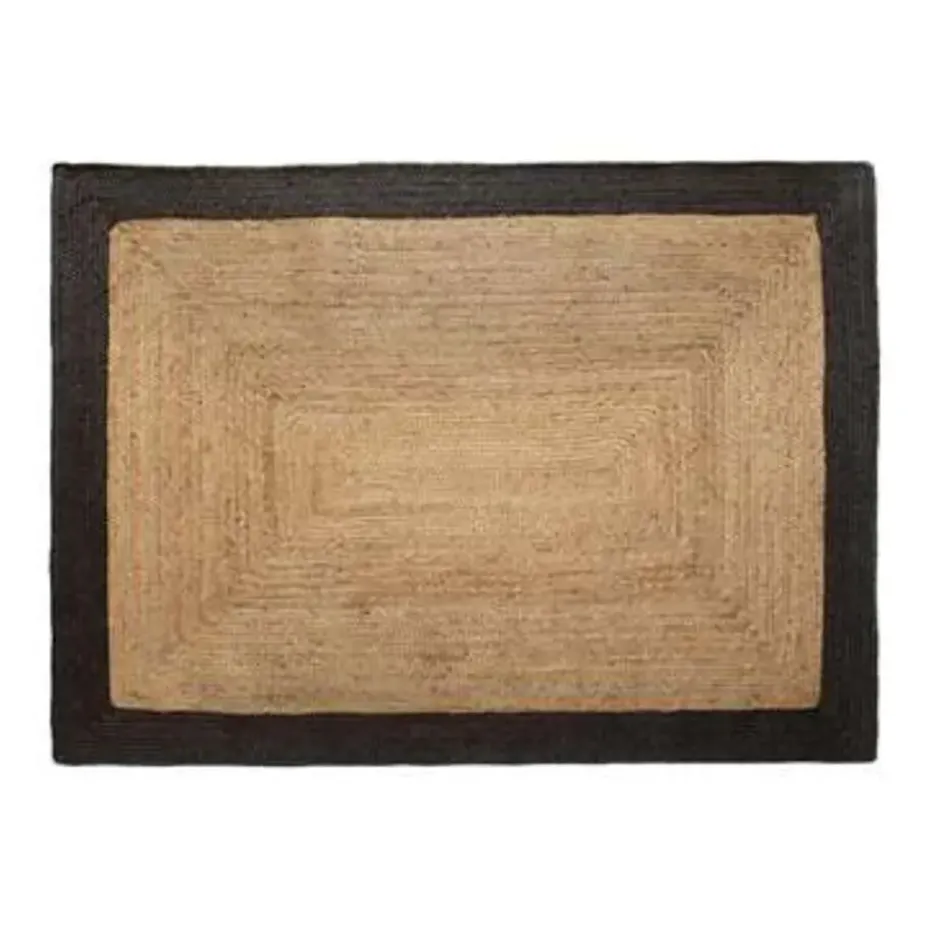 Eva Interieur Vloerkleed Jute - Naturel/Antraciet - 190x290