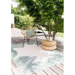 Eva Interior Buiten vloerkleed - Leaf - Groen - 160x230 cm